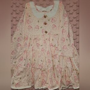 SweetHoney Pink Christmas Dress